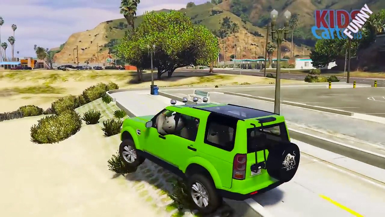 Мультики про машинки Цветные Грузовики Учим цвета с Супергерои и веселые гонки для детей