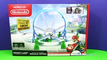 MARIO KART Nintendo Super Mario Brothers Infinity Loop a Mario Kart Video Toy Review