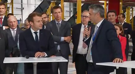 Déclaration du président de la République, Emmanuel Macron, sur le site d'Amazon à Boves