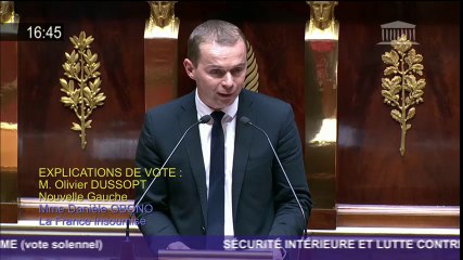 Explication de vote pour le projet de loi renforçant la sécurité et la lutte contre le terrorisme le 3 octobre 2017