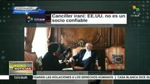 Canciller iraní afirma que EE.UU. no es un país confiable