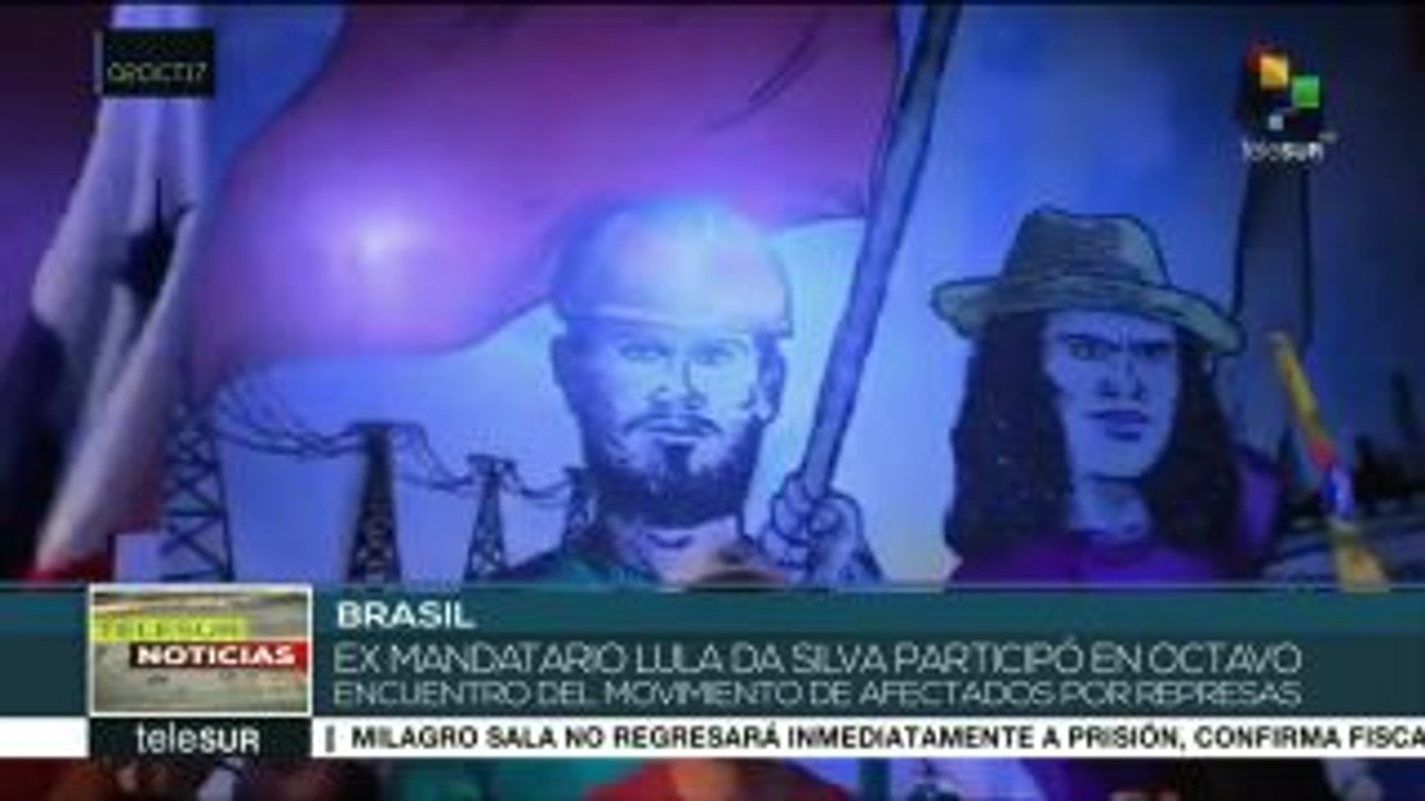 Lula participa en Encuentro del Movimiento de Afectados por Represas