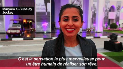 Une femme jockey écrit l'histoire au Qatar
