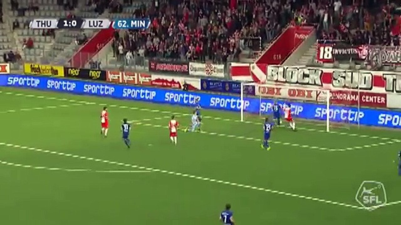 Thun 2:0 Luzern (Swiss Super League 1 October 2017)
