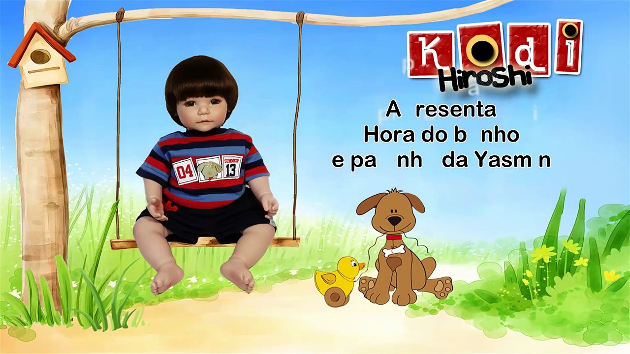 Hora do banho e papinha da Yasmin