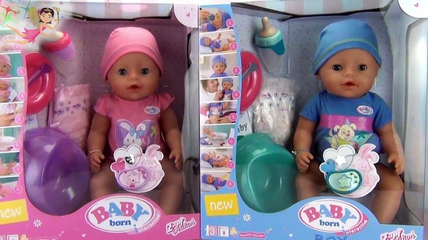 Muñecos Baby Born Interivos, de Bandai Niño y Niña. Juguetes Baby Born | Bebe come papilla – Видео Dailymotion