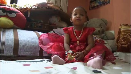 Une petite fille de 3 ans a été intronisée, elle est désormais considérée comme une déesse vivante