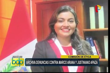 Comisión de Ética archiva casos de Justiniano Apaza y Marco Arana