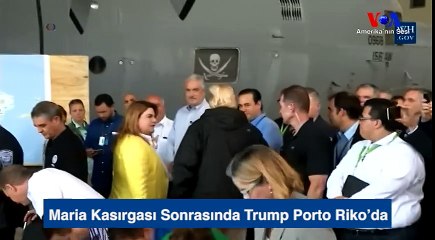 Maria Kasırgası Sonrasında Trump Porto Riko’da