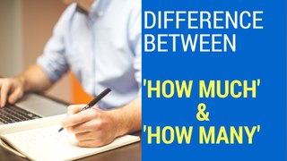 How to Learn English | Use of How Much and How Many