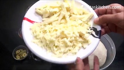 Pizza Recipe Vegetable Cheese Pizza Recipe, Veg Pizza Recipe _ How to make Veget