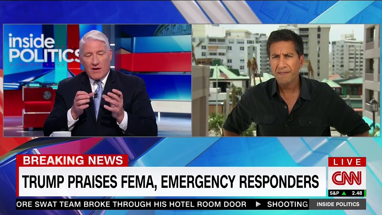 Dr. Gupta calls BS on Trump claim everything in Puerto Rico is good: 'it's not good here... it's not goo"