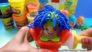 Play-Doh Cắt Tóc Tạo Kiểu Tóc (phần 2) Cắt Tóc Cho Thầy Giáo (Bí Đỏ) Play-doh hair Salon Toys