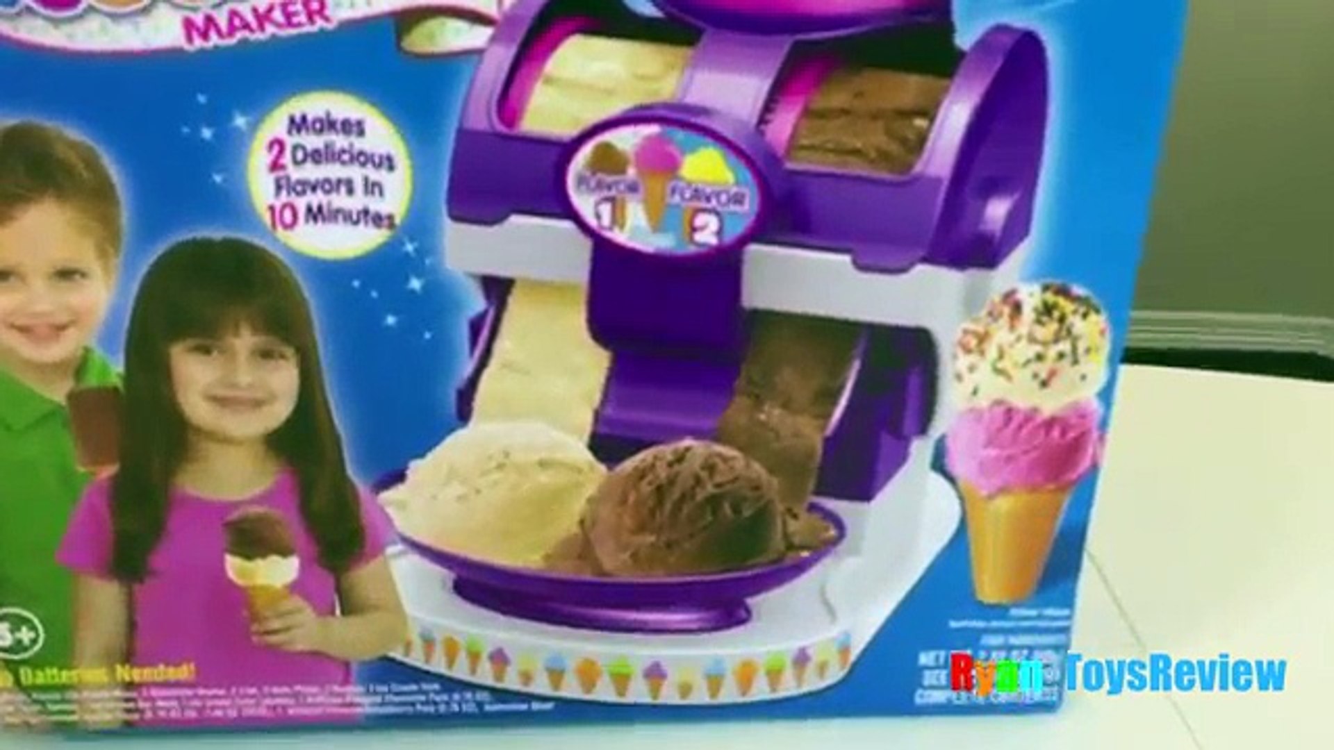 ICE CREAM MAKER Cra Z Art The Real 2 in 1 Ice Cream Machine Toy