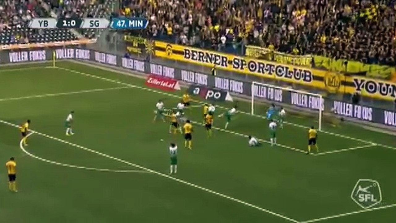 Young Boys 2:0 Sankt Gallen  (Swiss Super League 1 October 2017)