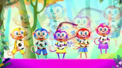 Five Little Monkeys Jumping On The Bed ♫ Nursery Rhymes Collection ♫ Children Nursery Rhyme