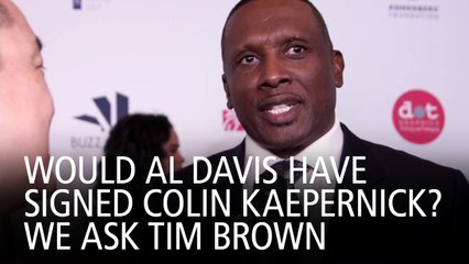 Would Al Davis Have Signed Colin Kaepernick? We Ask Tim Brown