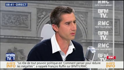 Ruffin qualifie Macron de "Robin des Bois à l’envers", "qui prend aux pauvres pour donner aux riches"