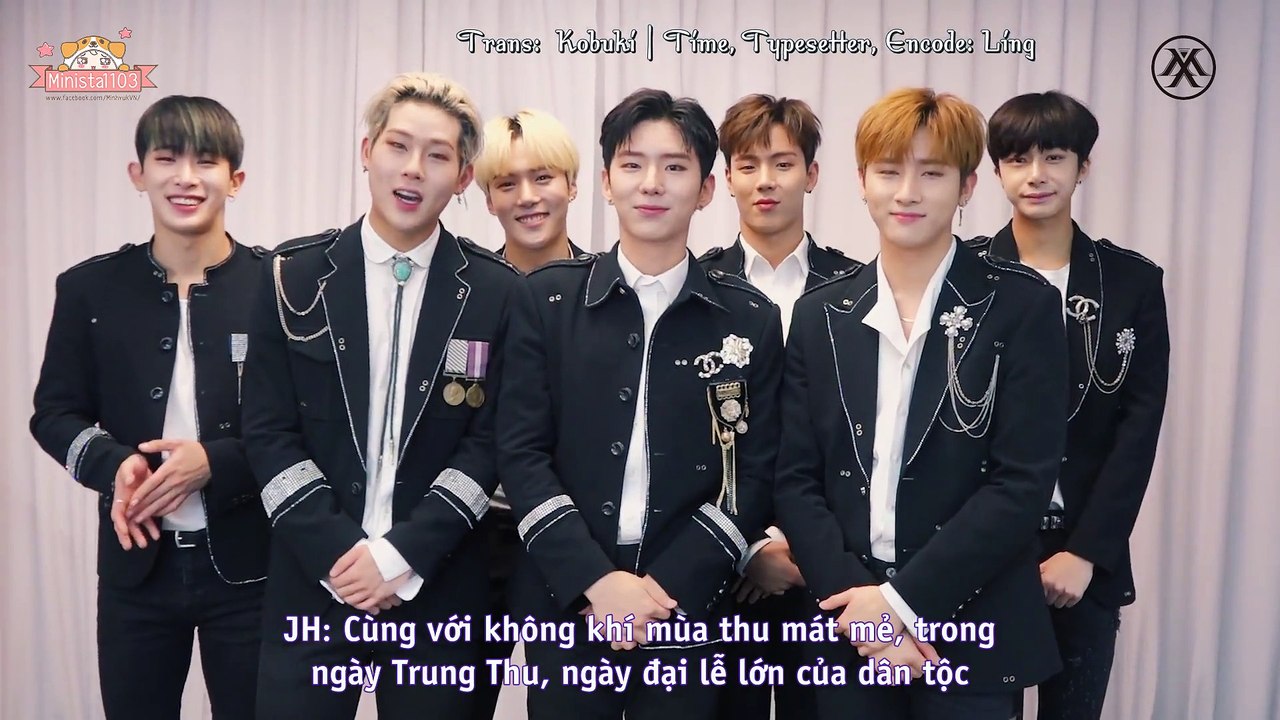 [Vietsub] Lời chúc mừng Trung Thu của MONSTA X