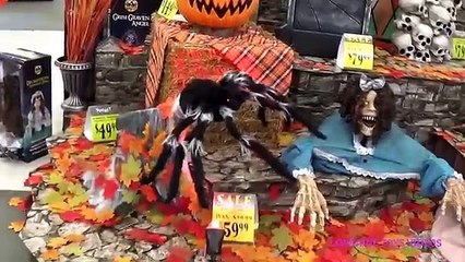 Spirit Halloween 2016 Animatronics Video Store Tour Lorraine Toys Videos