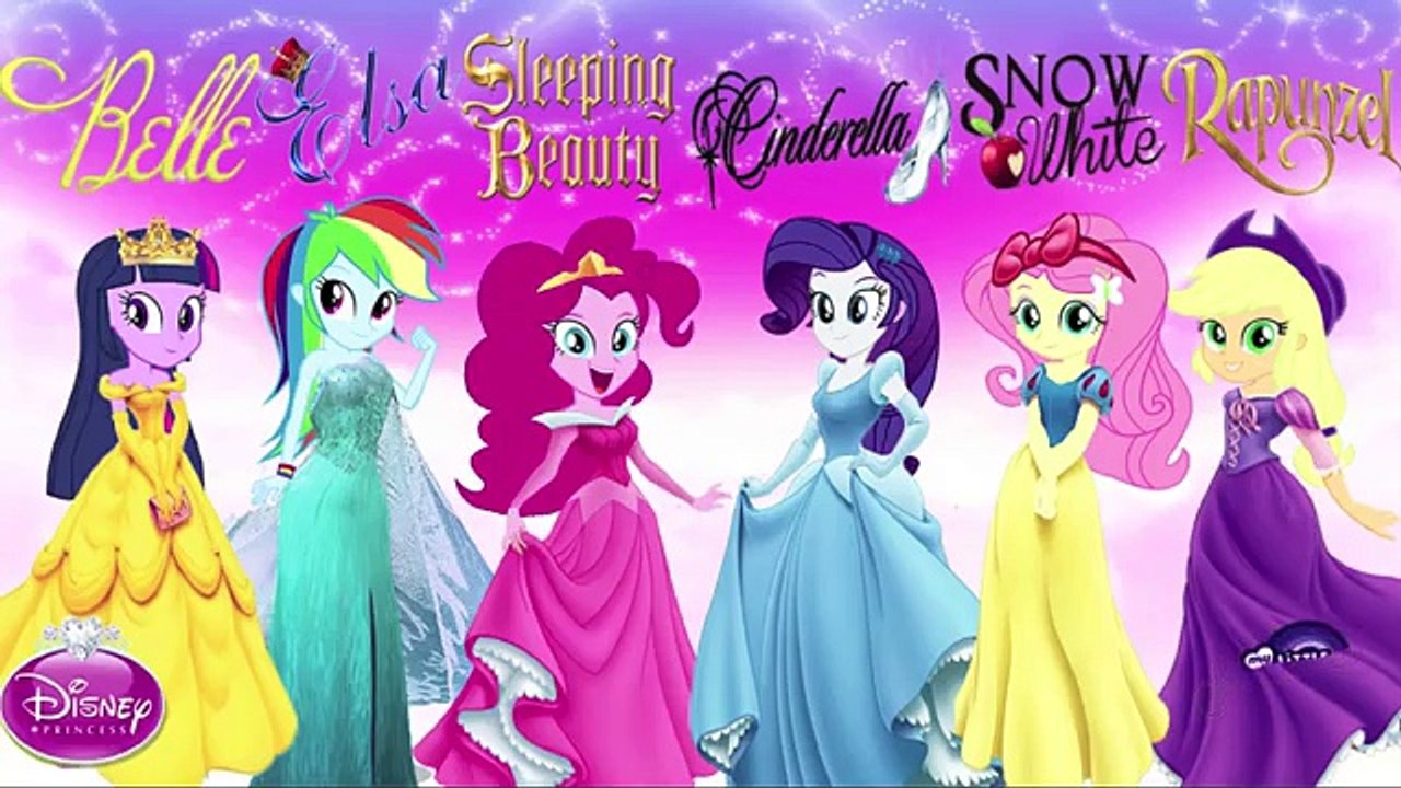 Disney Princess Cinderella My Little Pony Color Swap Mane 6 | Awesome Toys TV