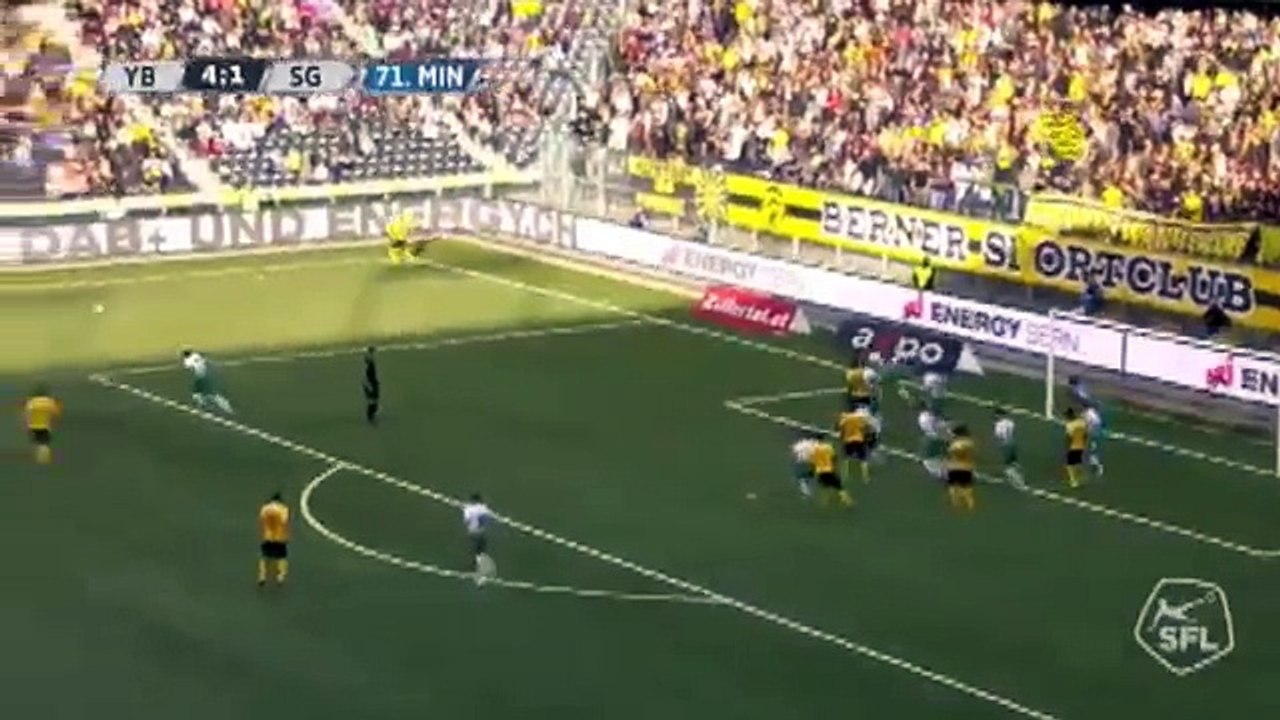 Young Boys 5:1 Sankt Gallen  (Swiss Super League 1 October 2017)
