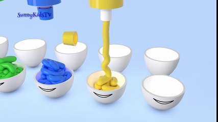 Learn colors Surprise eggs 3D Cartoons for children Video for kids - YouTube