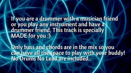 BB Style Blues Backing Track No Drums No Lead (Em)