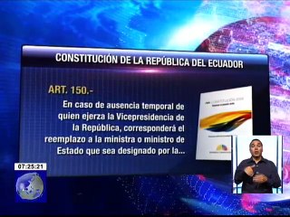 Jorge Glas no pierde condición de Vicepresidente pese a orden de prisión