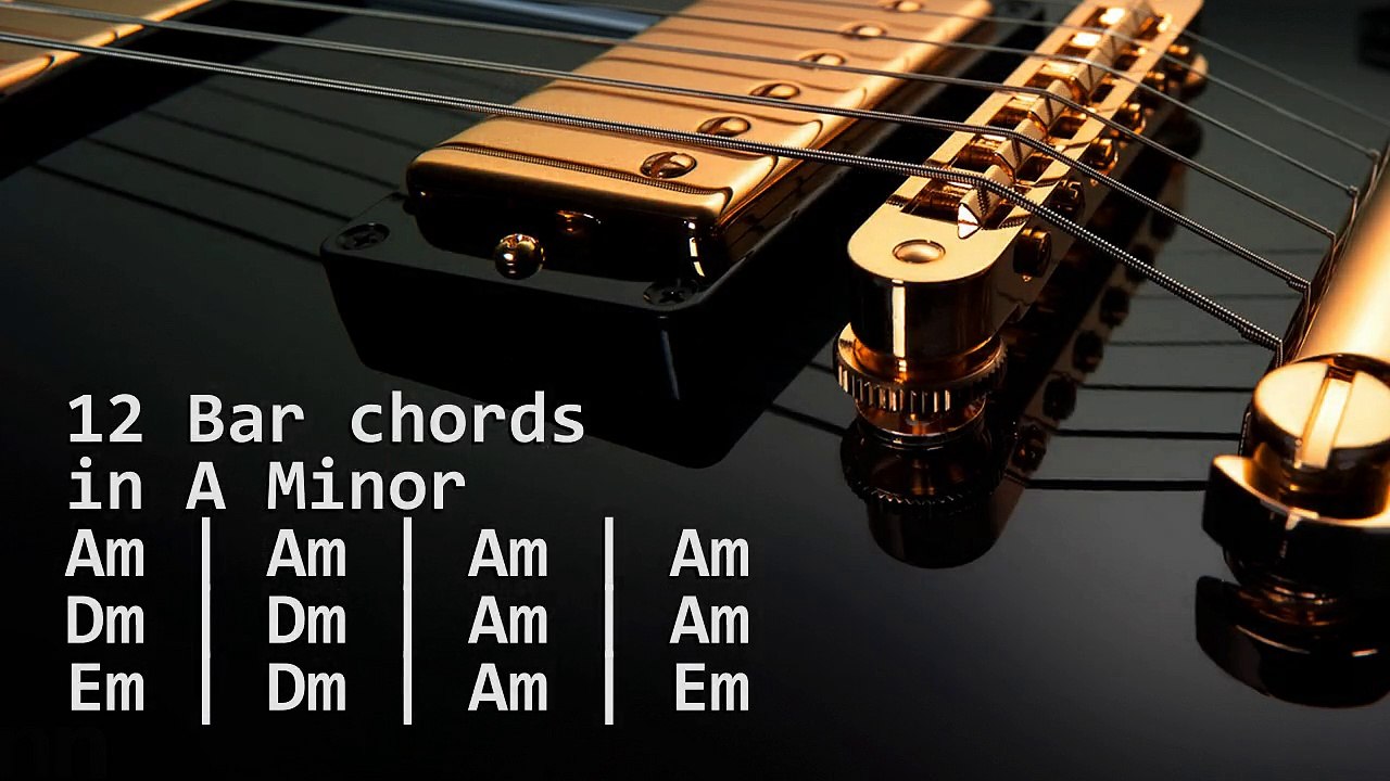 BB Style Blues Backing Track (Am)