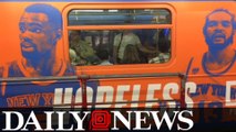 'Hopeless' Knicks greet NYC subway riders