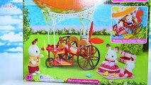 Sylvanian Families Calico Critters Airship Sky Adventure Toy Poodle Family Unboxing Review Silly Pla