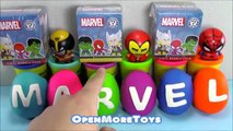 Marvel Surprise Eggs Marvel Mystery Mini Toys Superhero Disney Frozen Ironman Spiderman