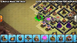 Clash Of Clans - TOP 3 TOWN HALL 7 (TH7) WAR BASE + REPLAYS ! JULY 2016 Best Anti Dragon Base