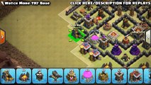 Clash Of Clans - TOP 3 TOWN HALL 7 (TH7) WAR BASE   REPLAYS ! JULY 2016 Best Anti Dragon Base
