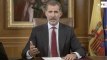Le Roi d'Espagne accuse les dirigeants catalans de s'être mis en marge du droit et de la démocratie