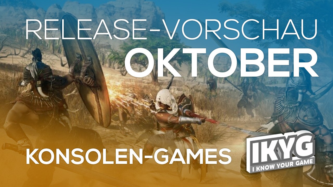 Games Release Vorschau - Oktober 2017 - Konsole