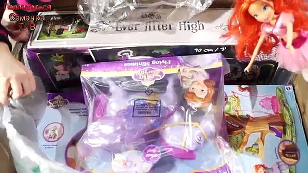 2 огромные посылки из Америки: Дом Школа Дедлюкс Monster High наборы София Прекрасная Эвер Афтер Хай