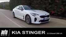 KIA STINGER 2.2 Diesel 200 ch ESSAI Auto-Moto.com