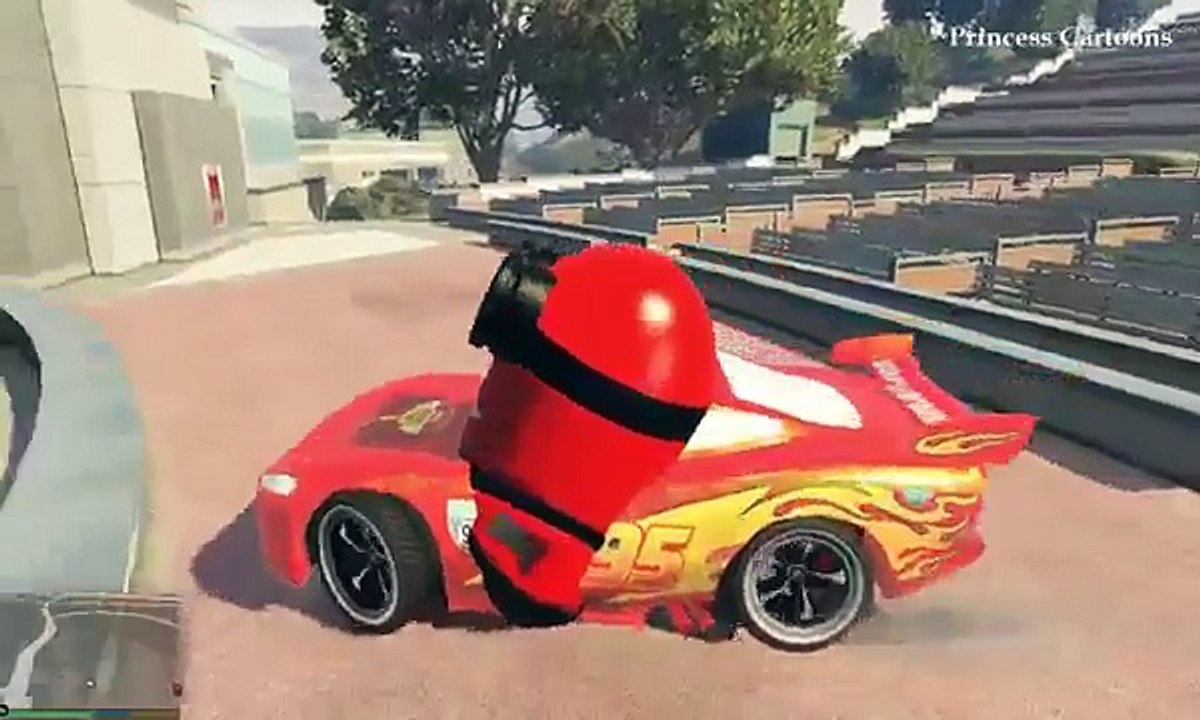 Disney Cars Pixar Minions Nursery Rhymes with Lightning McQueen Songs for Children with Action