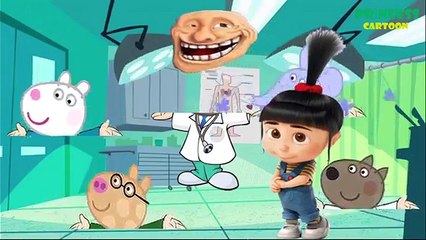 Papa pig Equivocadas Médico Doctor De Color  Cerdo Videos De Papá Pig En Español Familia Rimas