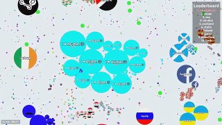 AGAR.IO - GAMEPLAY WITH 400 BOTS // PRIVATE SERVER