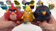 2016 THE ANGRY BIRDS MOVIE McDONALDS SET OF 10 HAPPY MEAL KIDS TOYS ROVIO COLLECTION REVIEW 3D FILM