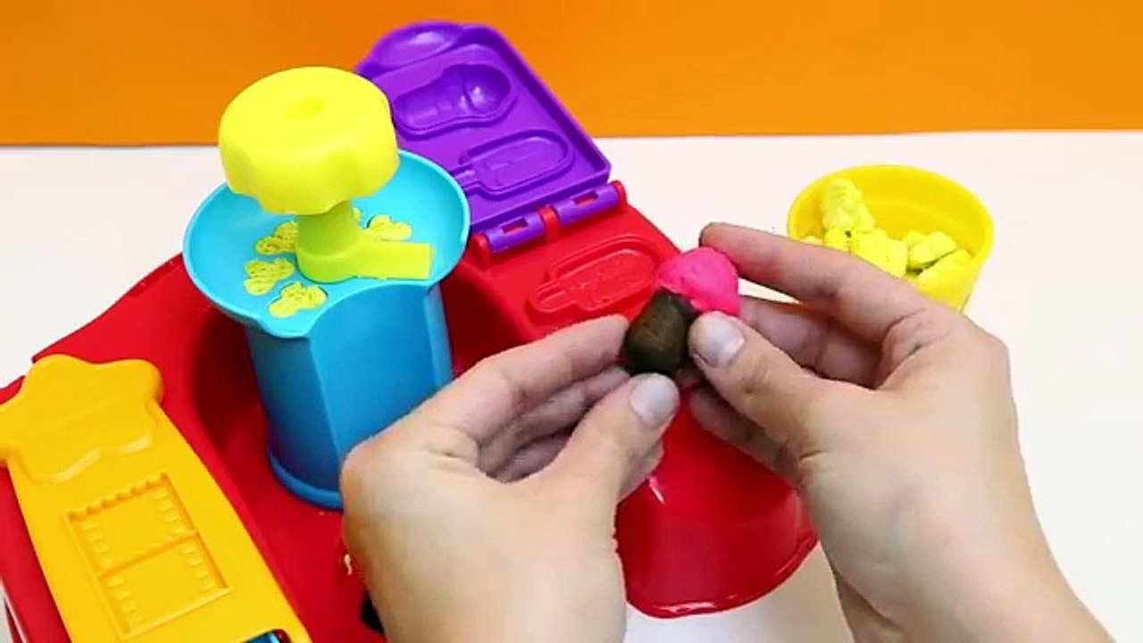 Play Doh Poppin Movie Snacks Popcorn Play Doh Movie Treats Popsicle Hot Dog Fries Ice Cream