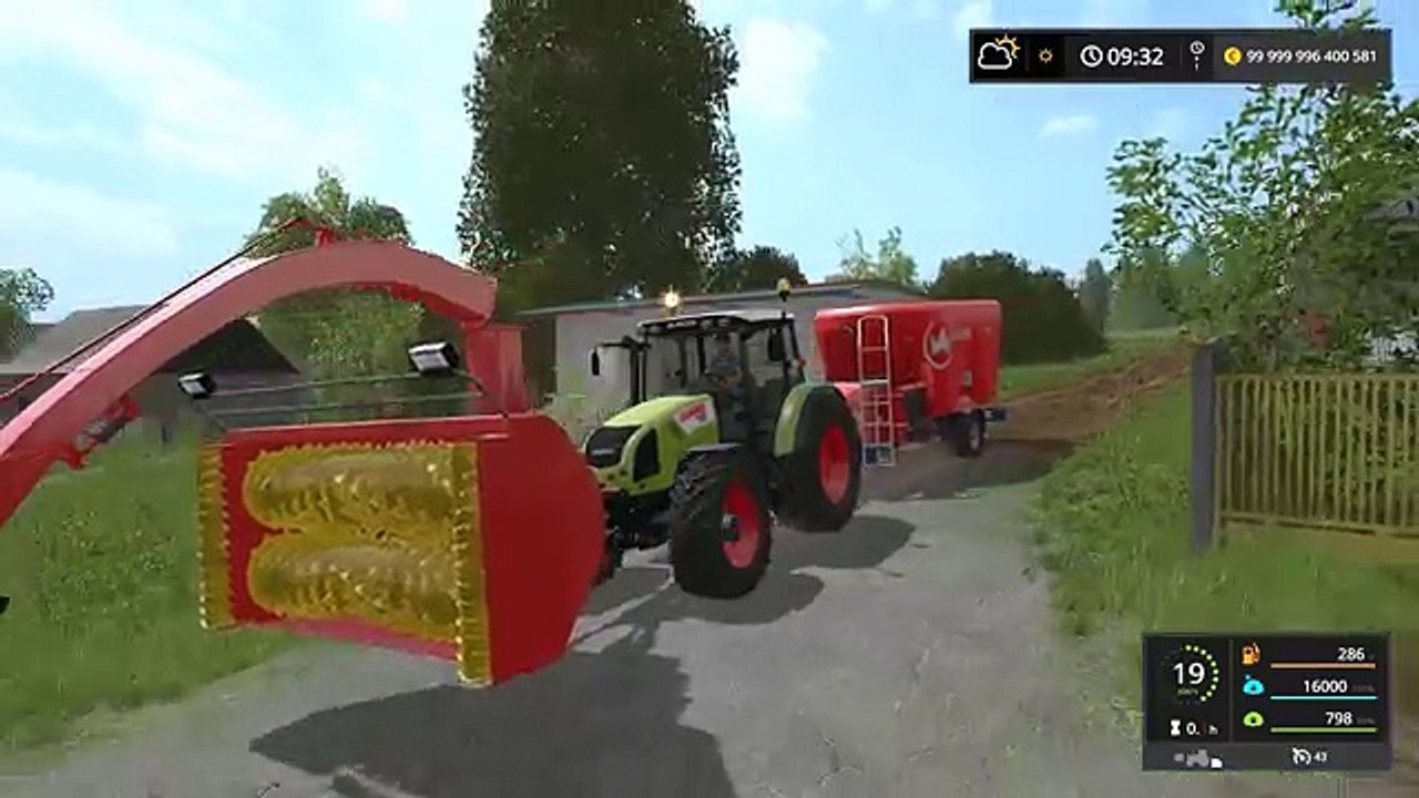 Farming Simulator 17 SILAGE CUTTER | FEEDING CATTLE