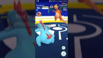 Pokémon GO Gym Battles 2 Gyms Feraligatr Skarmory Meganium Blissey Gengar Espeon & more