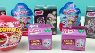 Opening Blind Boxes! New MLP Power Ponies, Num Nom Lights, Surprizamels, Splashlings