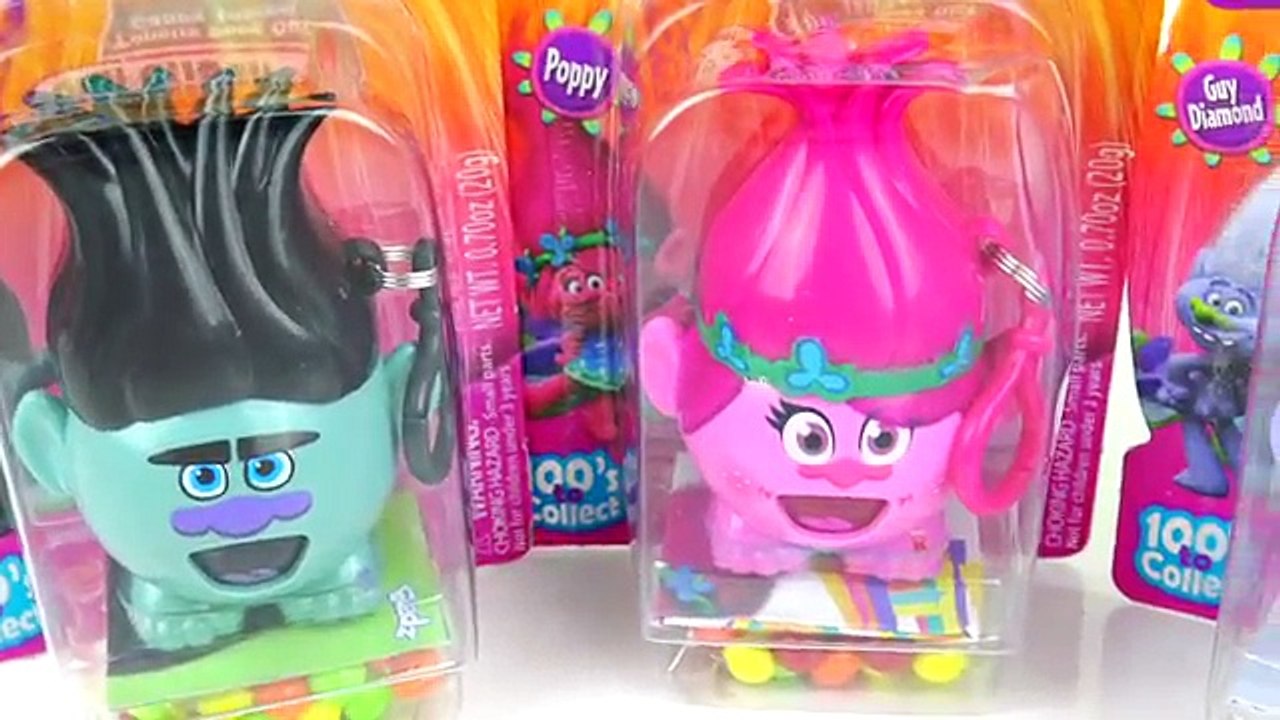 DreamWorks TROLLS RADZ Poppy Branch Guy Diamond and Surprise Troll Dispenser with Candies