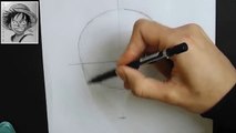 TUTORIAL:Como Desenhar Luffy/How To Draw Luffy