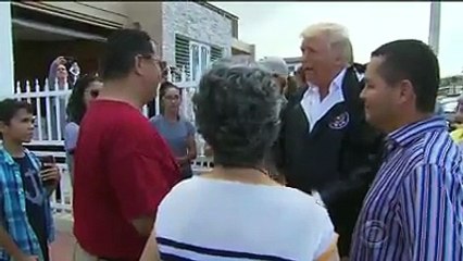 Pres. Donald J. Trump visit to survey damage from Hurricane Maria